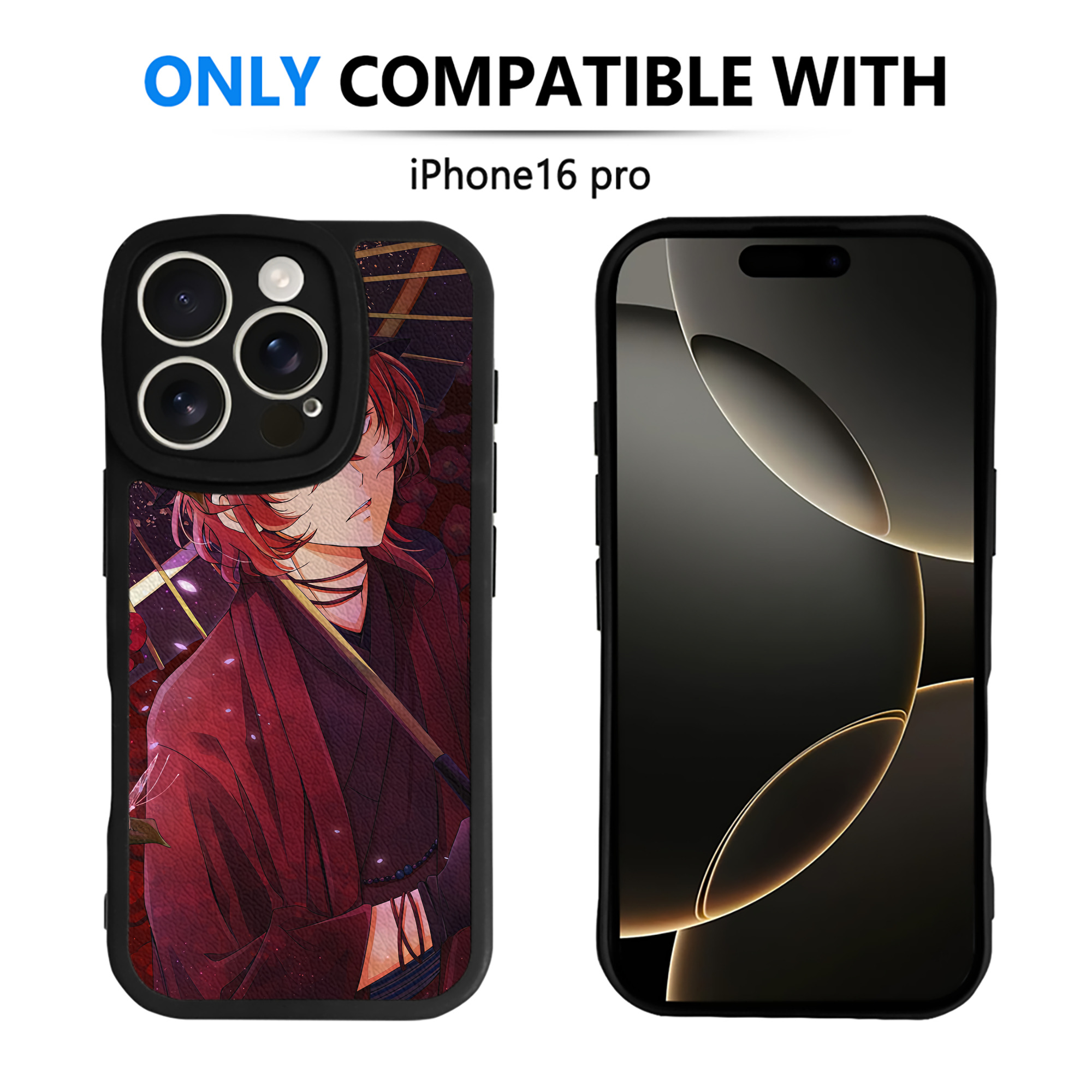 （画像用） 文豪ストレイドッグス Bungo Stray Dogs 【iPhone 16シリーズ対応】シリコンスマホケース（レザー調） 材質：シリコン